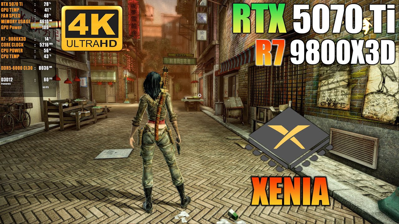 WET - PC Gameplay | Xenia Canary 2026 | RTX 5070 Ti | R7 9800X3D | Xbox 360 Emulator | 4K 60FPS