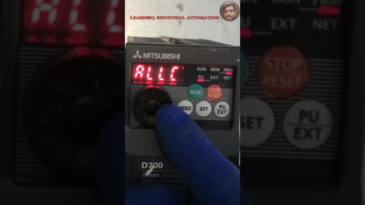 Mitsubishi drive factory reset