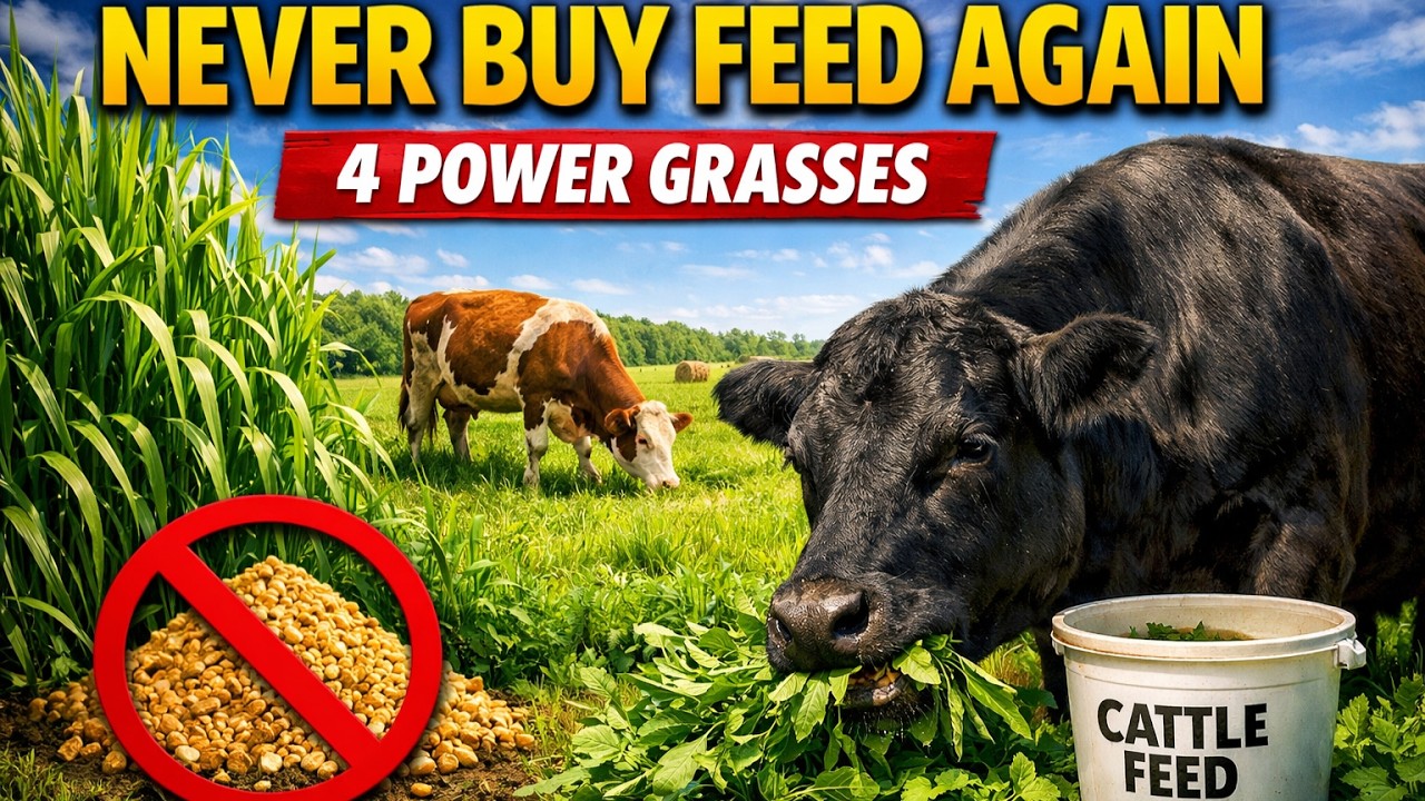 Plant These 4 Grasses Today and Your Cattle Will Never Go Hungry Again