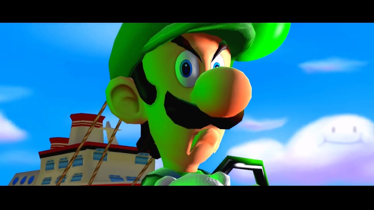 REMASTERED64: Stupid Mario Kart but I remade the Luigi Death Stare scene