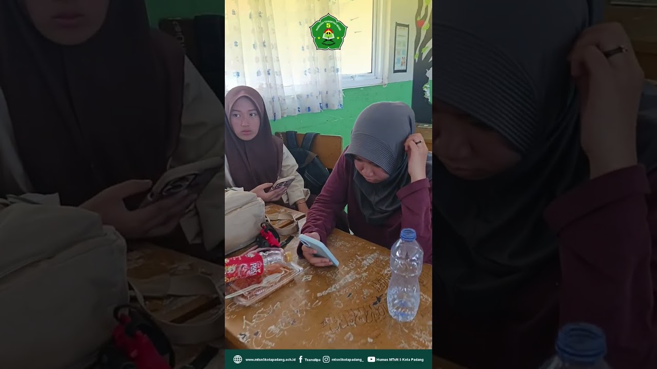 Monitoring dan arahan Kepala MTsN 5 Kota Padang saat pelaksanaan try out TKA dalam rangka pemetaan