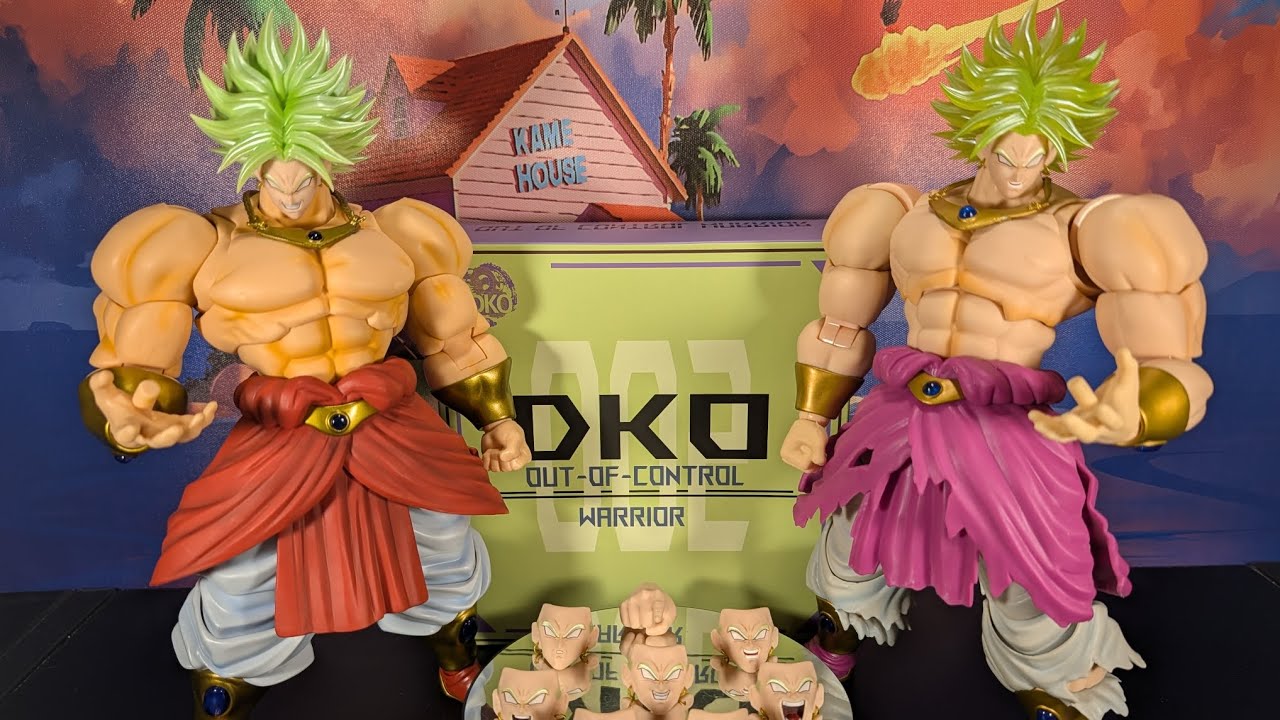 DOES IT FIT ZT?? DKO Out of Control Warrior - 3rd Party Figuarts Broly headsculpts - BD/GM Review