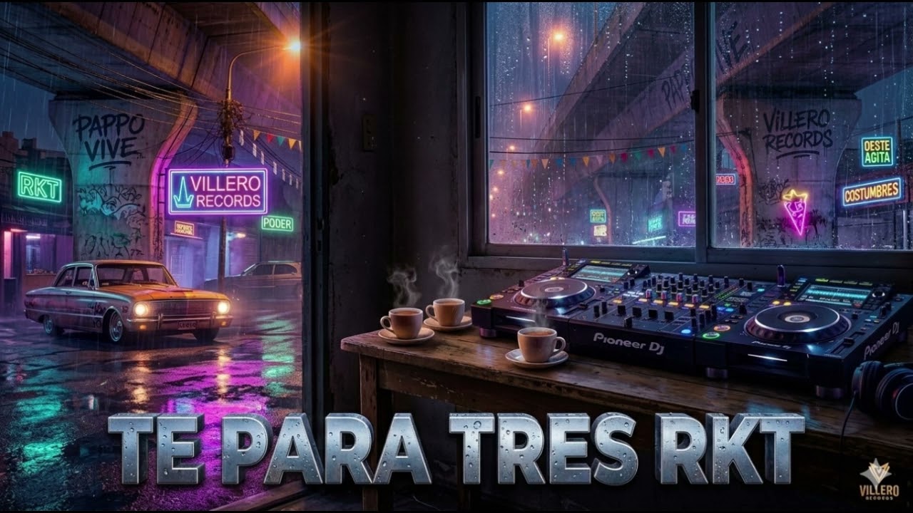 TÉ PARA TRES RKT - SODA STEREO Cover☕🔥 (Remix Extendido) | Villero Records (Prod. 2026)