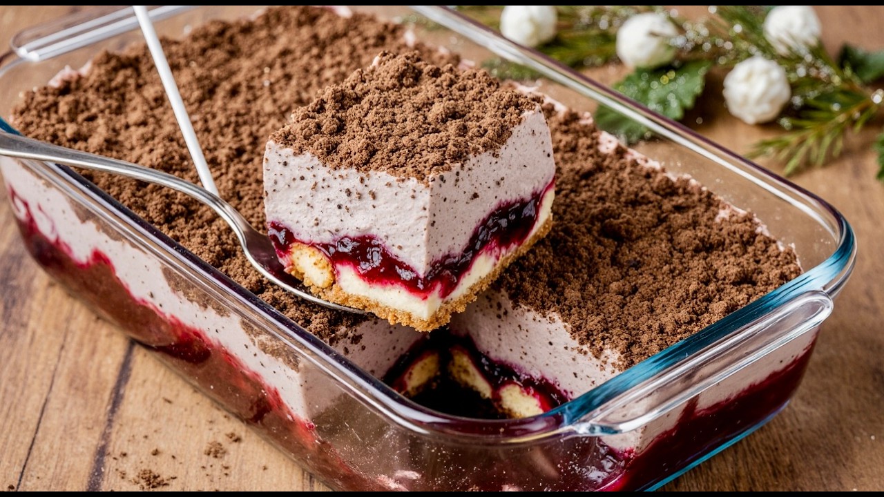 OHNE OFEN!! Weihnachts-Dessert in 5 MINUTEN! Du wirst begeistert sein! 🎄😋