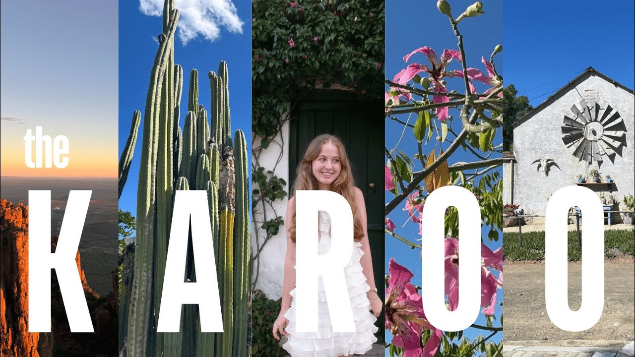 road trip to the karoo, south africa | slow days, exploring towns and beautiful sunsets