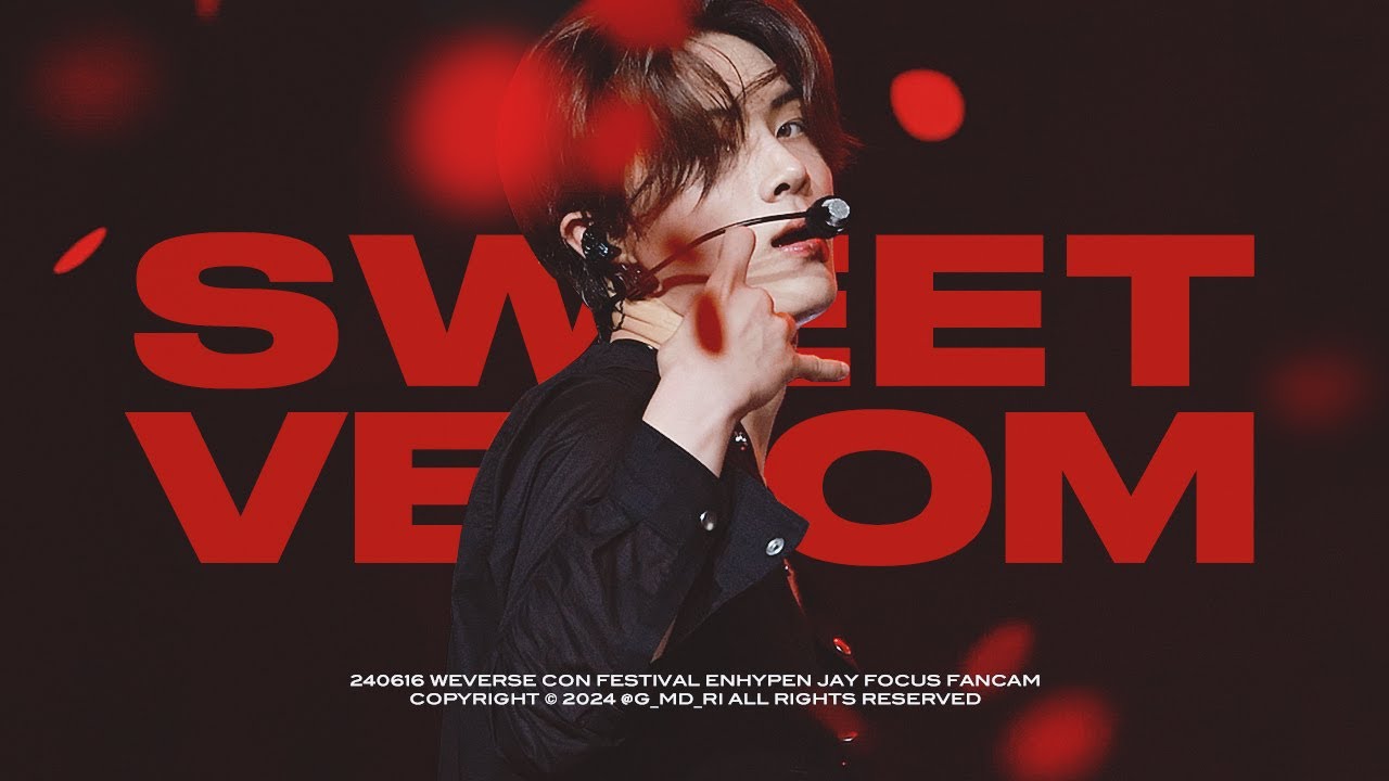 [4K] 240616 'Sweet Venom' @ WEVERSE CON FESTIVAL | 엔하이픈 제이 직캠 ENHYPEN Jay FanCam