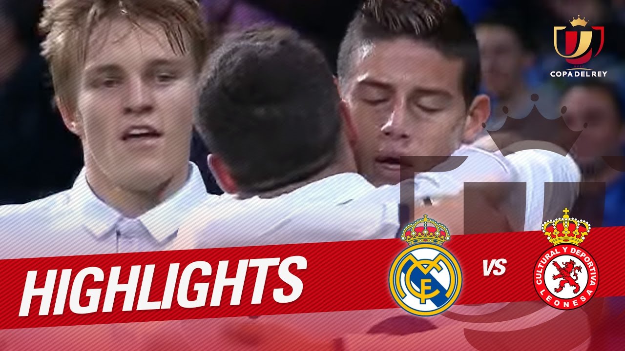 Resumen de Real Madrid vs Cultural Leonesa (6-1)
