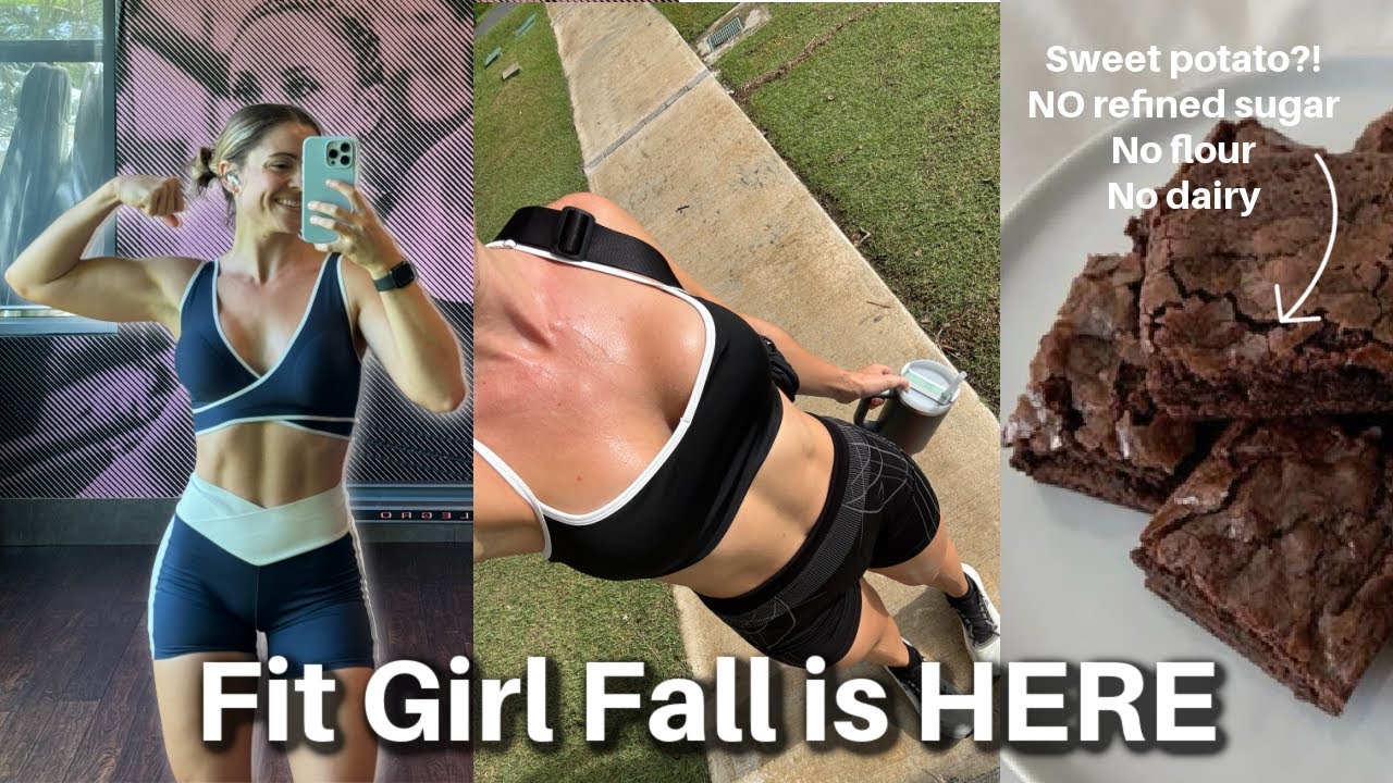 Fit Girl Fall Is Here! Lets Bake Healthy Brownies & My Fall Reset Vlog