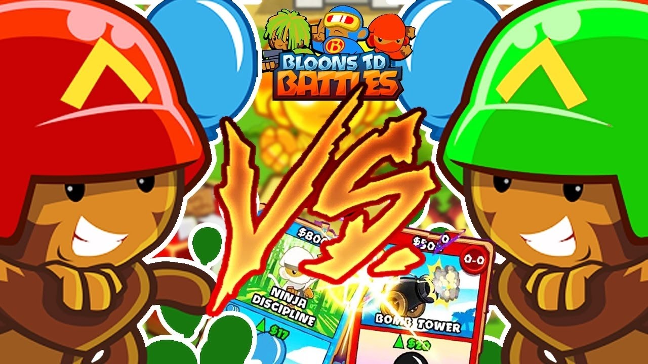 OVERPOWERED CARD BATTLE STRATEGIES - BLOONS TOWER DEFENSE BATTLES | JeromeASF