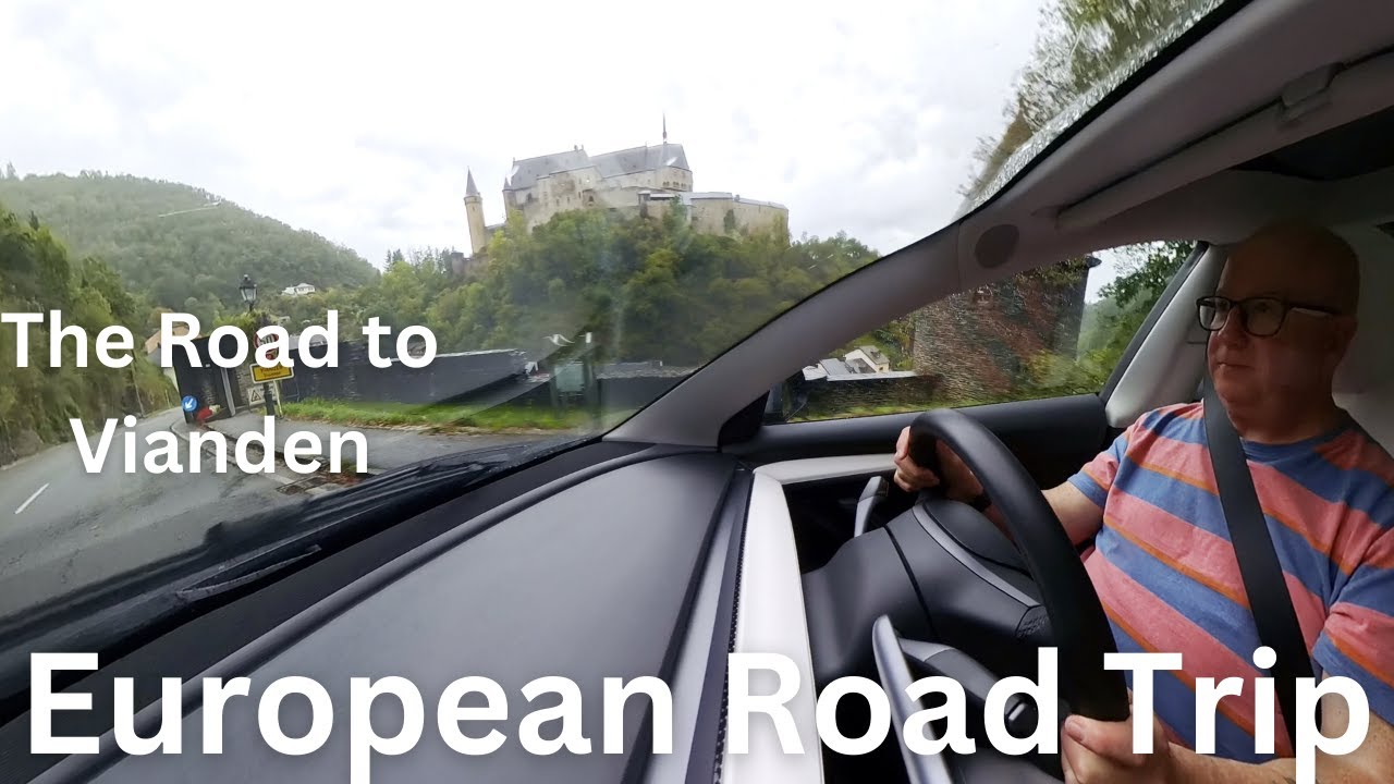 European Road Trip. A 2 week European road trip.The road to Vianden. Now that's some Schloss!!