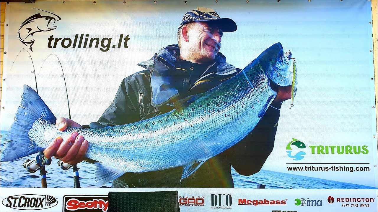 Trolling Lašiša baltic  sea 2019 ,Латвийская версия.