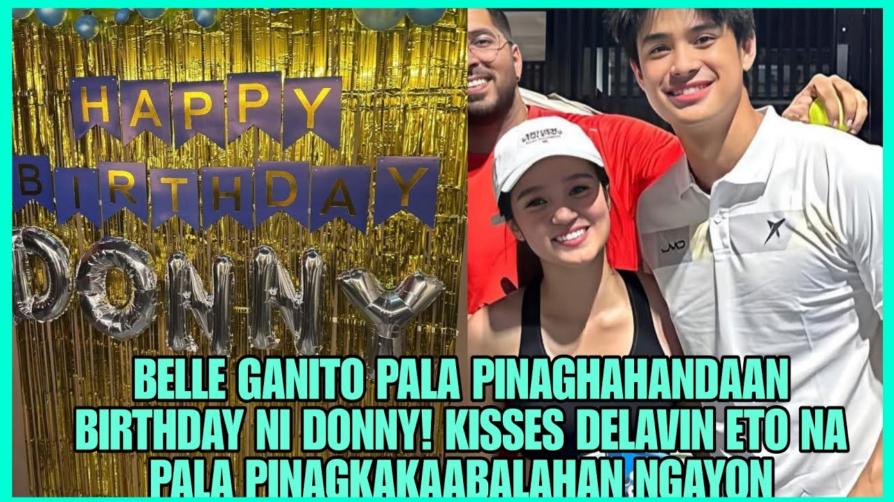 BELLE MARIANO GANITO ANG PAGHAHANDA NA GINAGAWA PARA SA KAARAWN NI DONNY!KISSES ETO  PALA ANG GANAP