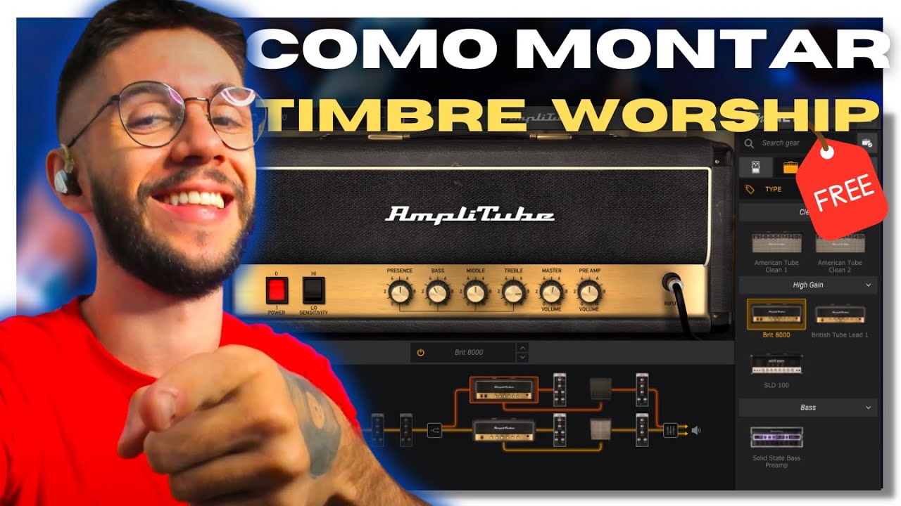 Presets que eu uso na IGREJA (Worship no AMPLITUBE 5 GRATUITO)