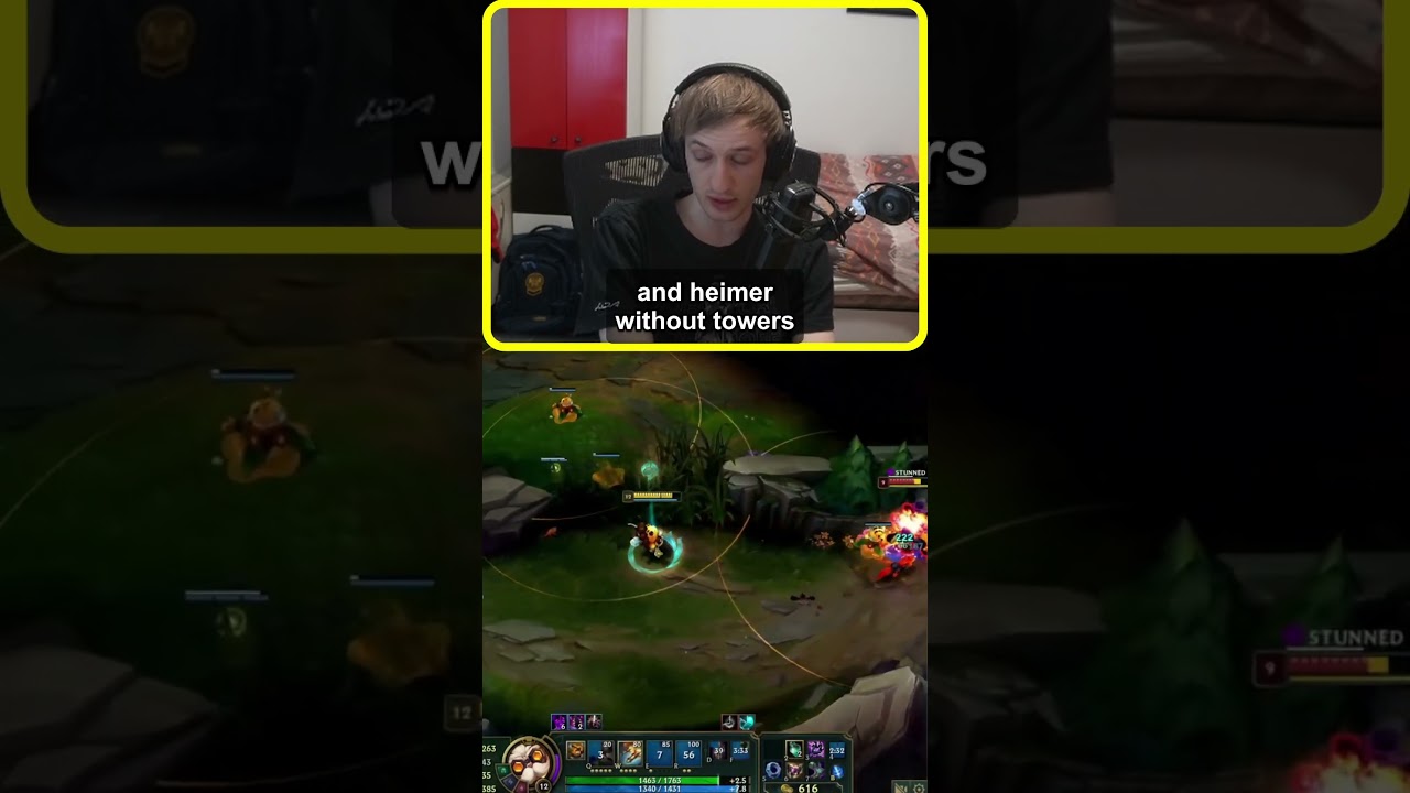 heimerdinger against melee champions #noway4u #nemesis #wildrift #heimerdinger