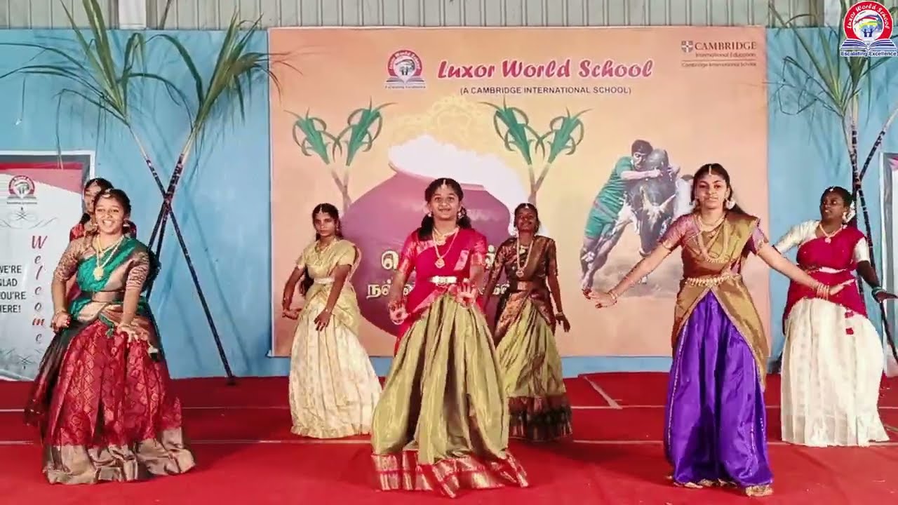 பொங்கல் பண்டிகை சிறப்பு நடனம் | தமிழர் திருநாள் கொண்டாட்டம் | Luxor World School Dindigul