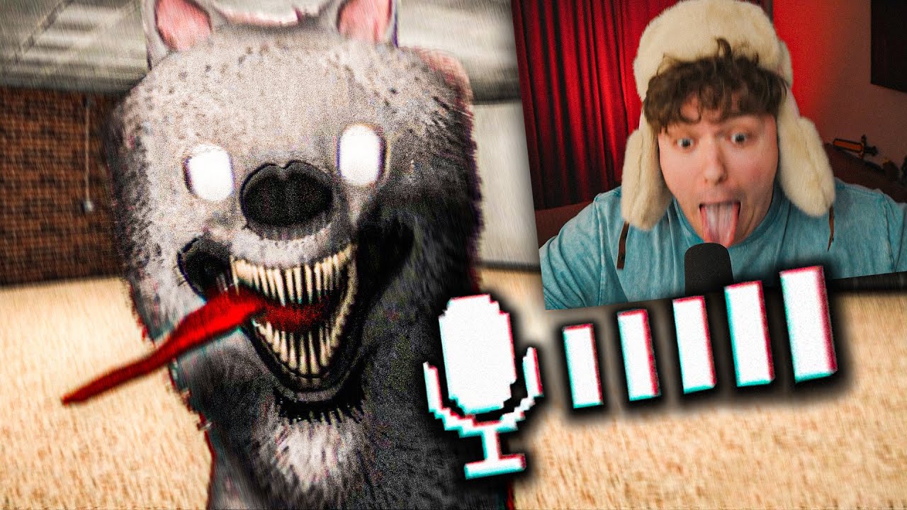 эта ПСИНА СЛЫШИТ твой микрофон в хоррор игре...😭