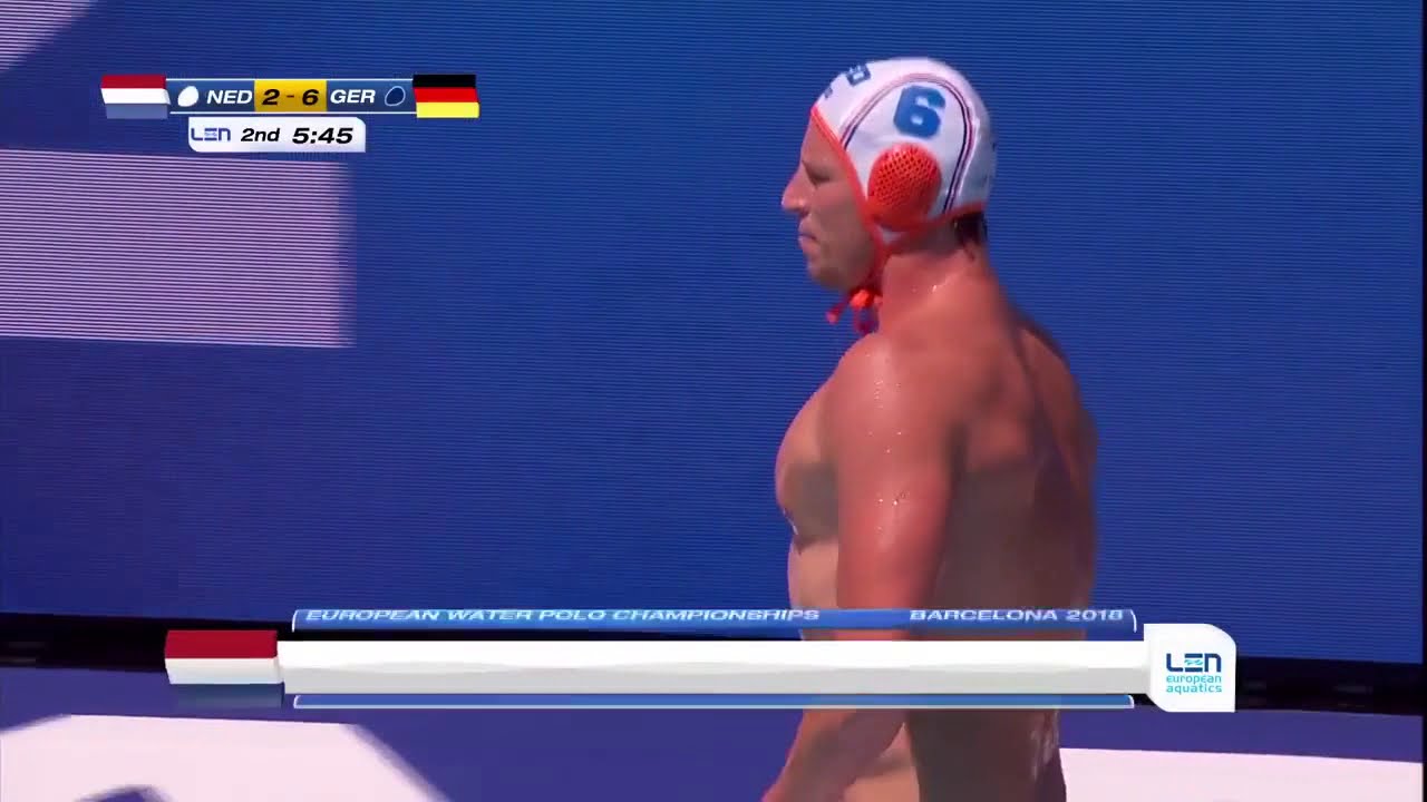 Netherlands vs Germany - Waterpolo Men Euro Championship 2018