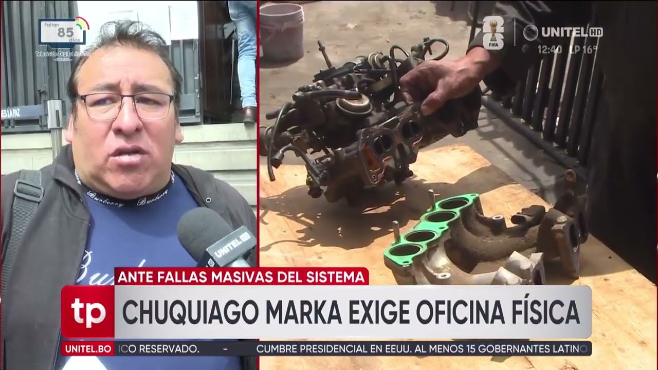 Choferes de La Paz reportan fallas en sistema para registrar vehículos afectados por la gasolina