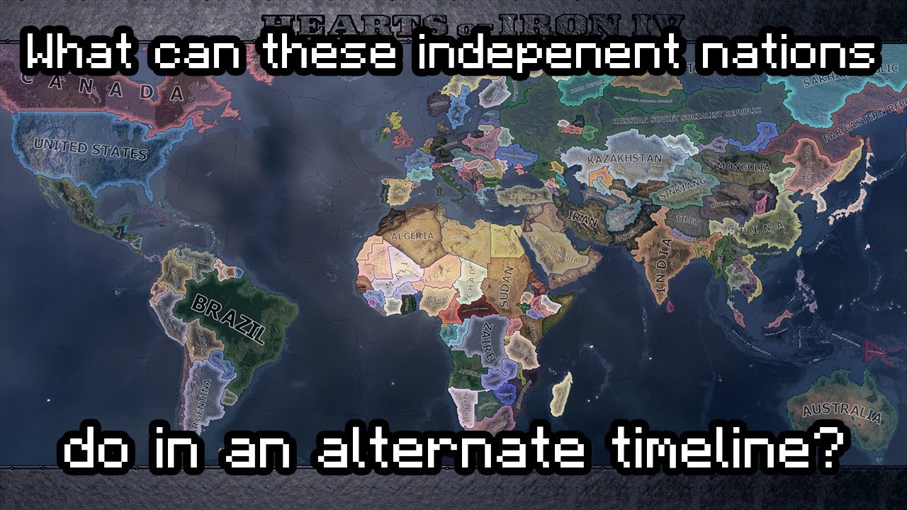 HOI4 Timelapse but the world is Decolonized