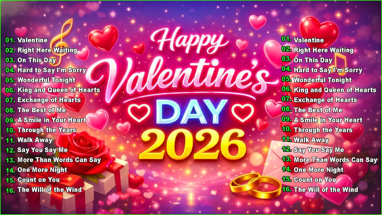 Happy Valentine's Day 2026 💖The Most Romantic Love Songs | Jim Brickman, David Pomeranz, Celine Dion