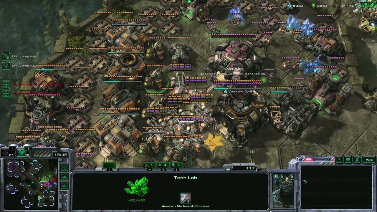 Starcraft 2 | BR: Forgotten Sanctuary | 7v7 Cheater AI + Zombies