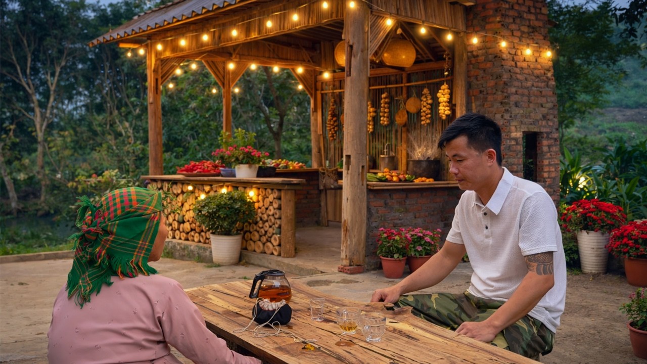 Kind CEO gets a surprise gift from a poor elderly woman, builds a kitchen and cooks kapok flowers
