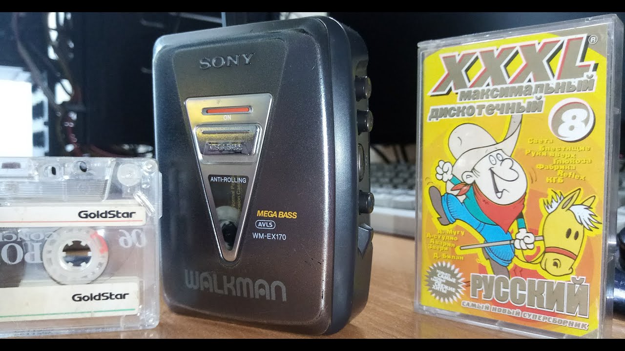 SONY  WALKMAN WM-EX170 ЛУЧШИЙ ПЛЕЕР 90Х