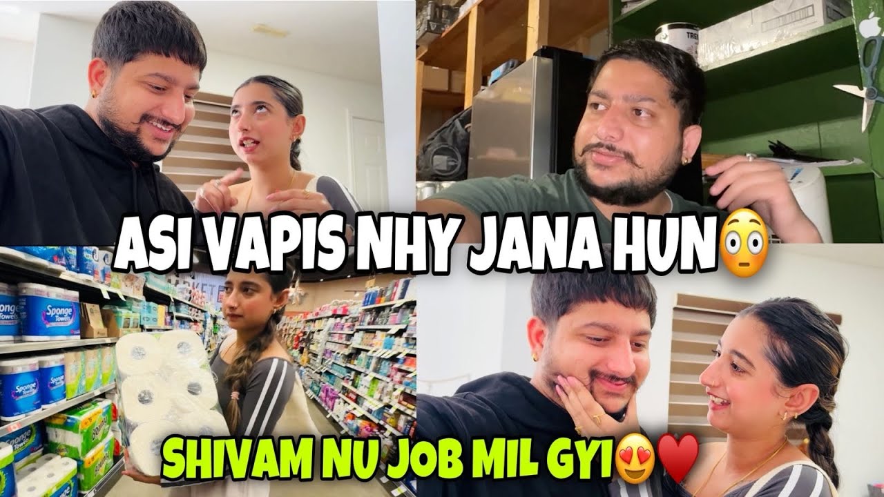 Asi Vapis Nhy Jana Hun 🙏🏻| SHIVAM NU JOB MIL GYI😍| Angel'shivam KEEP SUPPORT