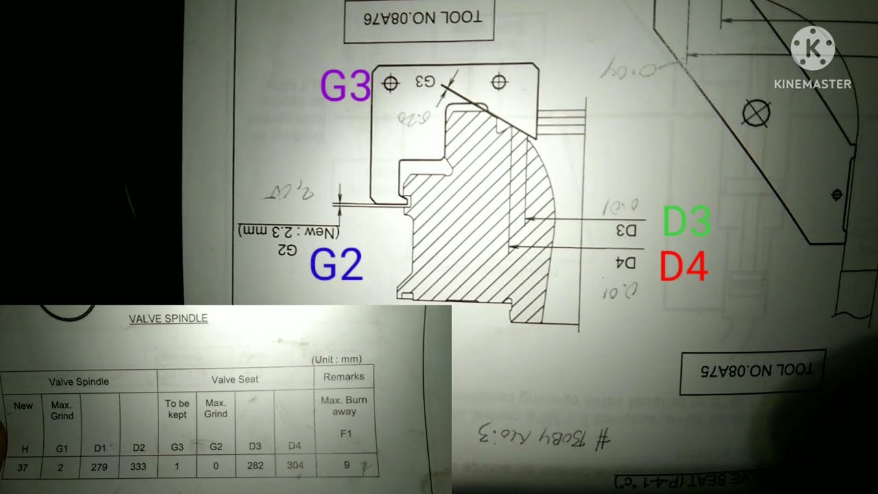 VALVE SEAT - clearance checking (B&W S60ME-C)