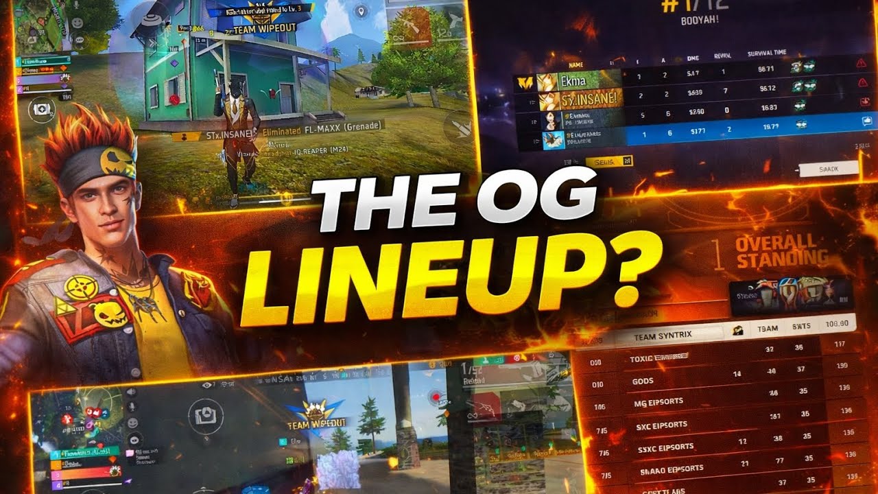 THE OG LINEUP IS BACK 💀 EKAM SOLO 14 KILLS IN SINGLE GAME ? #syntrixesports #freefire #trending 