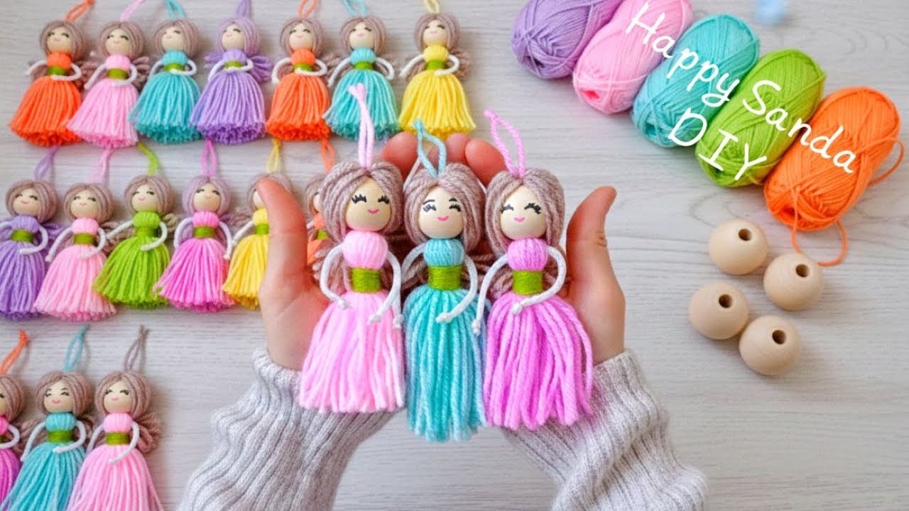 GENIOUS 🌟 I Make 50 a Day and SELL Them All - Yarn Dolls That Everyone Loves - Easy and Fast Idea !