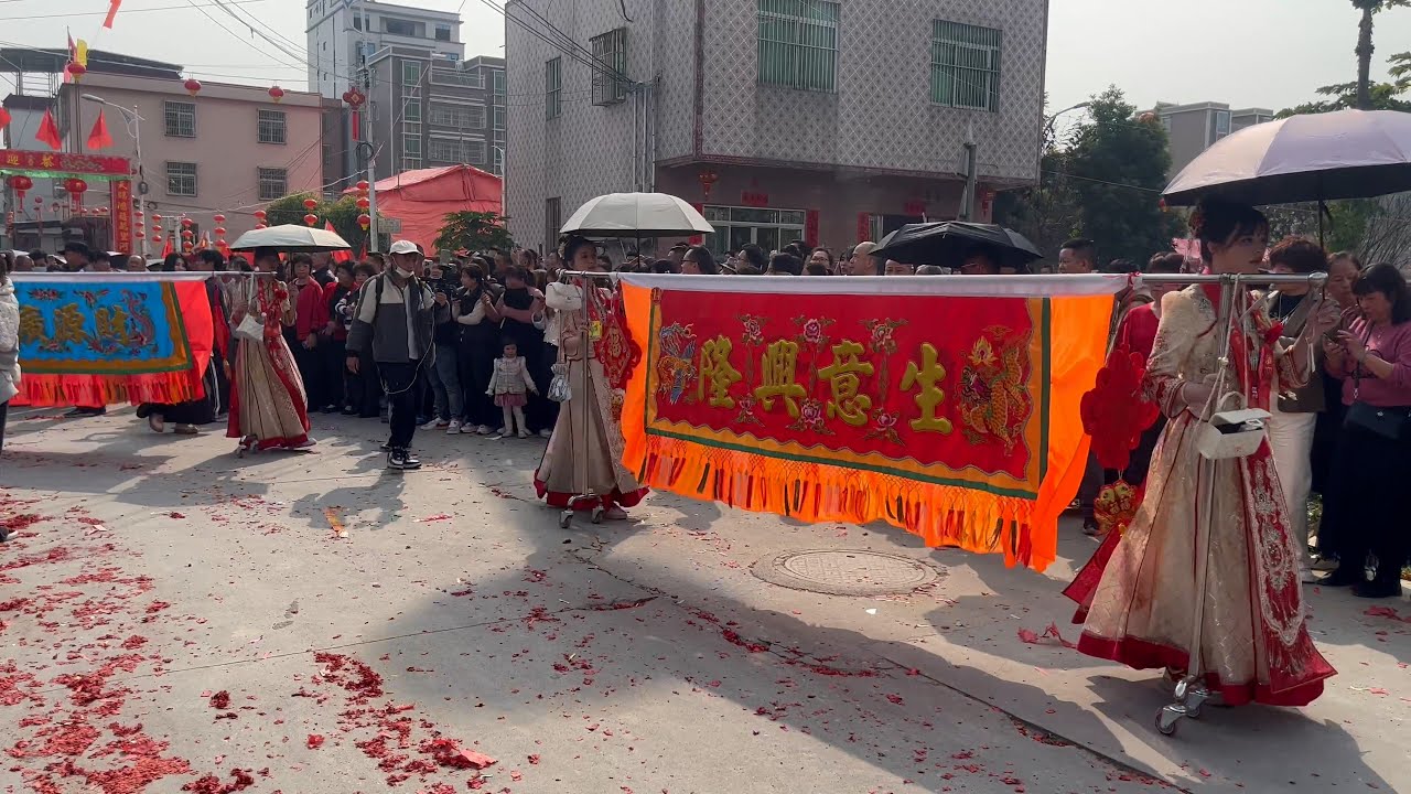 中國街景，橋柱珠光民俗文化節