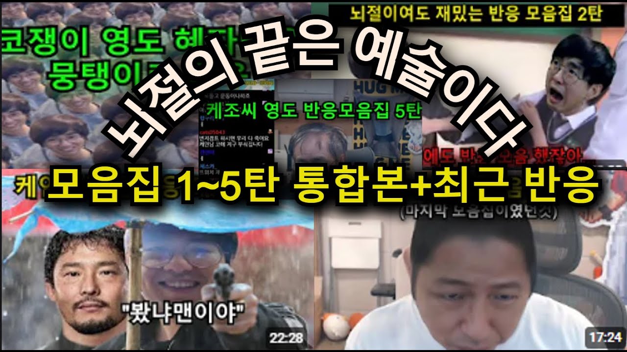 케인인님 영도 반응 모음집 1~5탄 통합본+최신 반응 (딴거할 때 보세요)