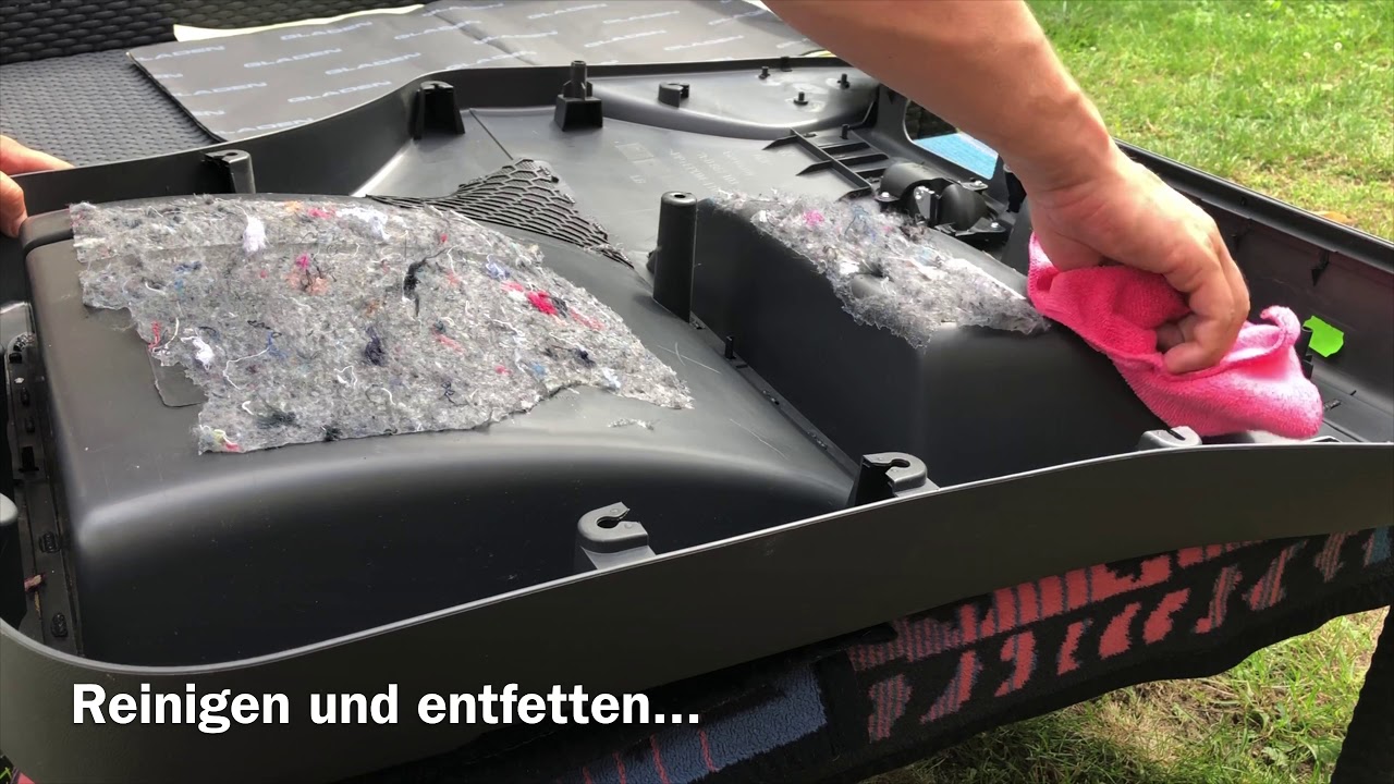 VW T5 Soundsystem Türen dämmen