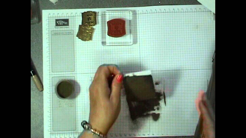 Stampin up Triple Embossing Tutorial