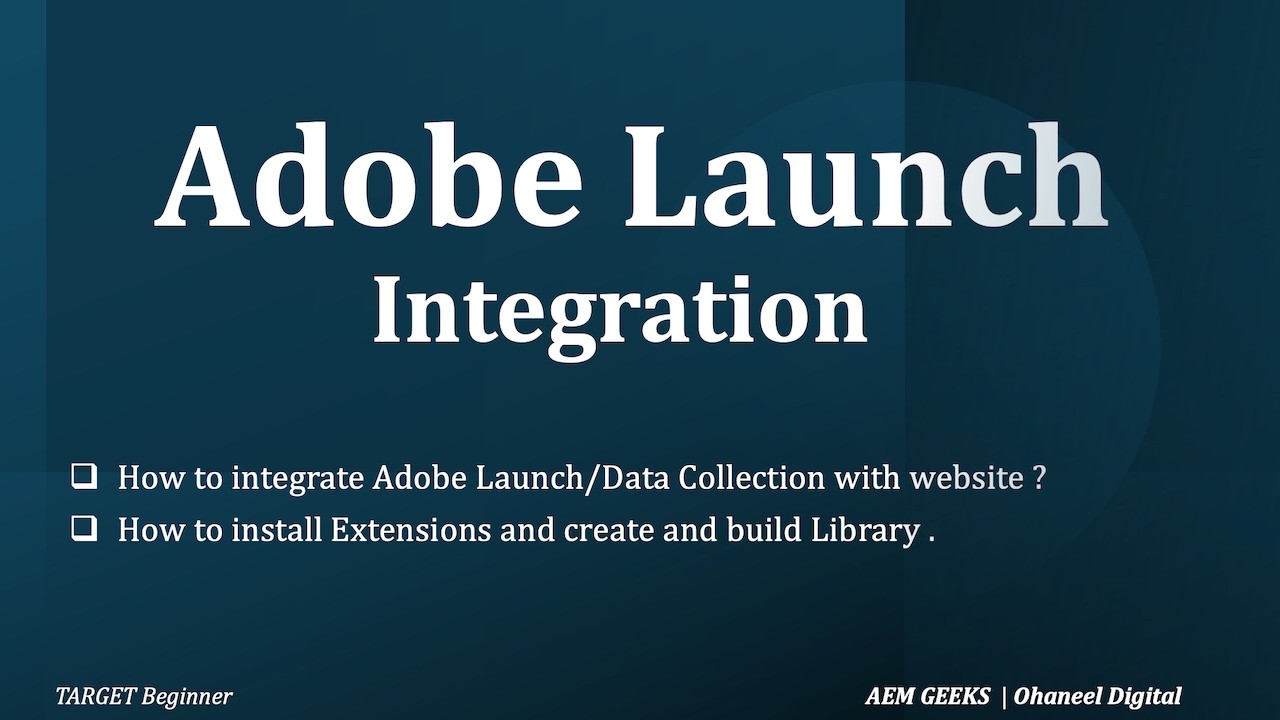 Adobe Target #2 | Как интегрировать Adobe Launch/сбор данных на веб-сайт