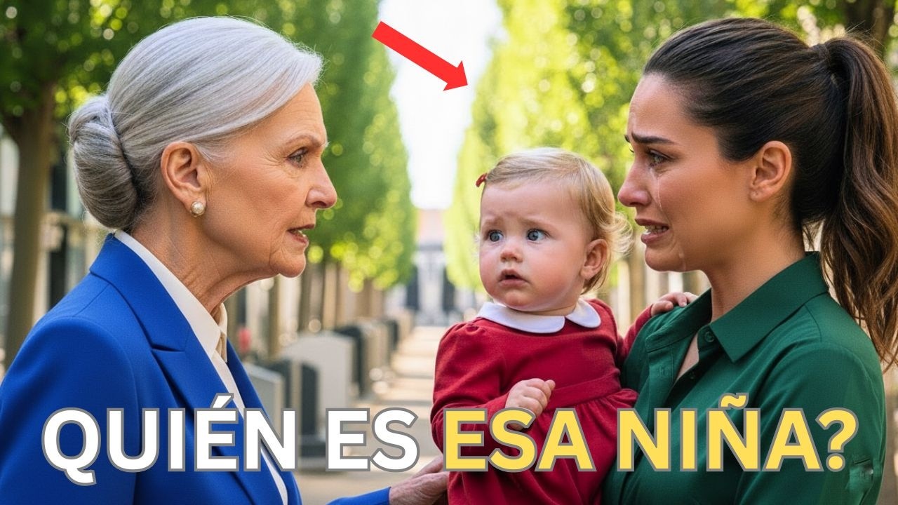 Una Empresaria Visita la Tumba de su Hijo y Encuentra a una Mujer Española Llorando con una Niña…