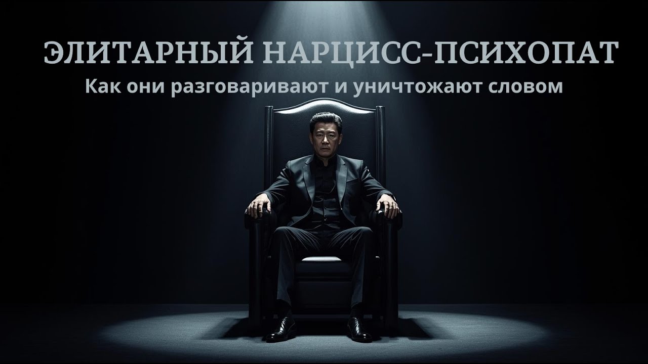 Элитарный НАРЦИСС-ПСИХОПАТ. Как они разговаривают и уничтожают словом