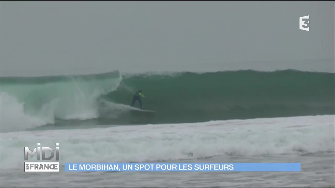 Le Morbihan, un spot pour les surfers