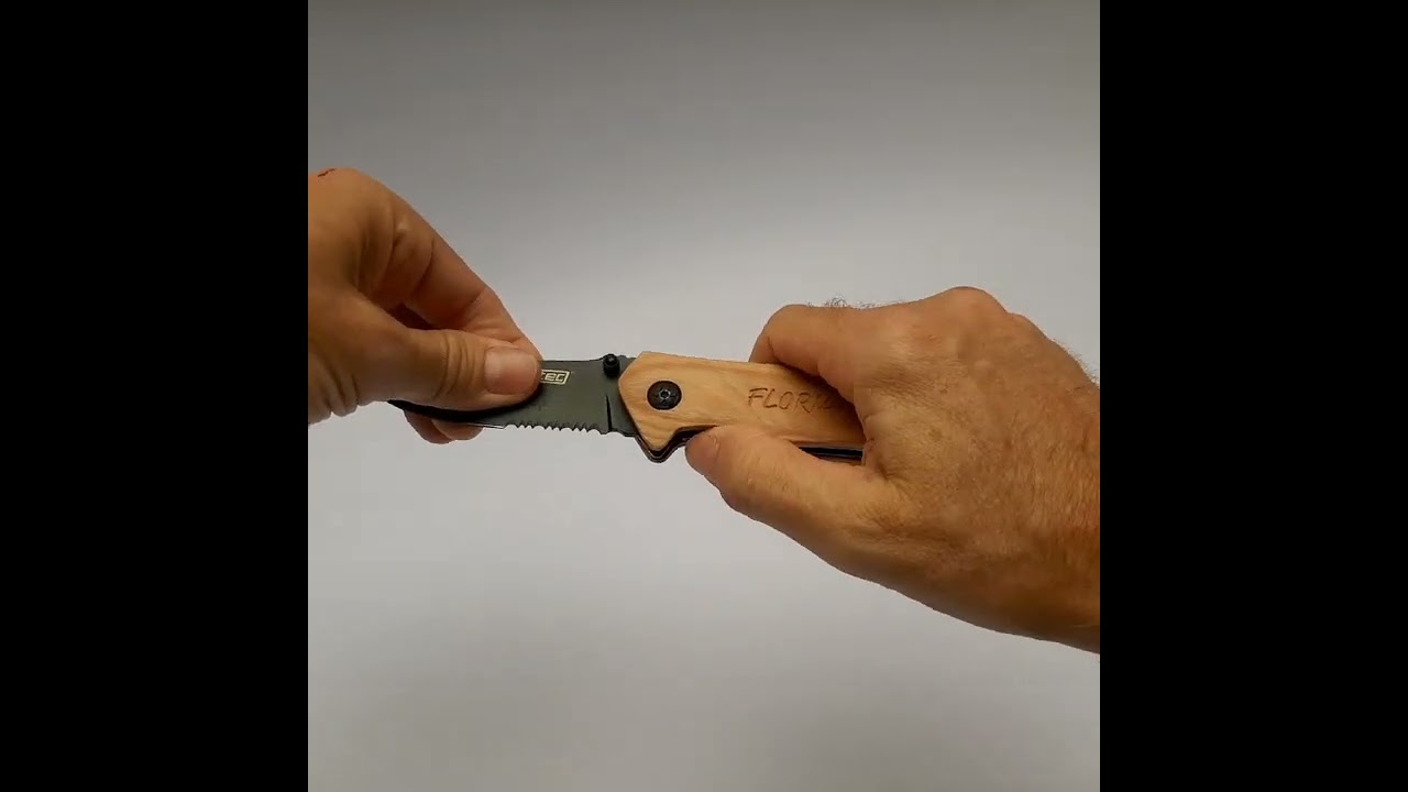 Messer einh&auml;ndig &ouml;ffnen