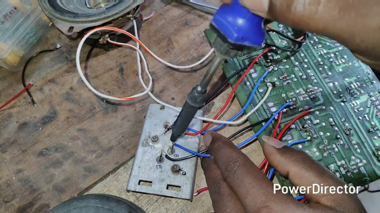 2N3055 transistor amplifier connection kaise kare #2n3055 #3055 