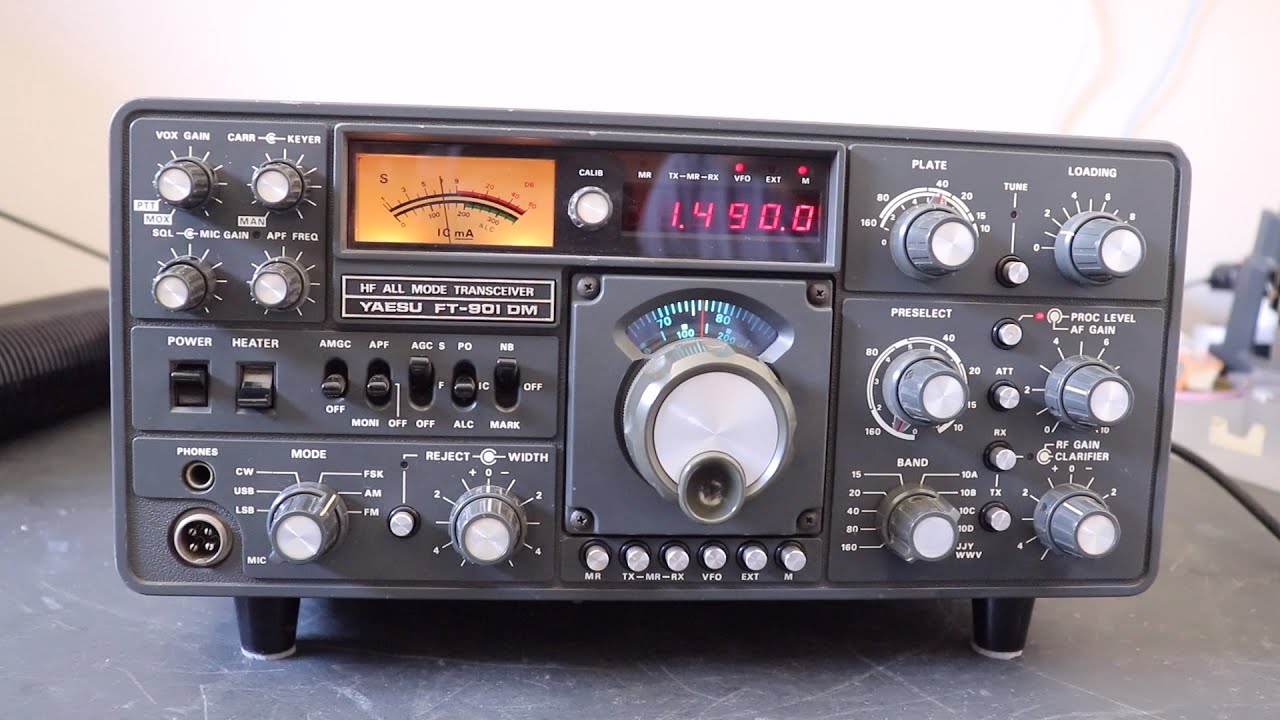 SLS RADIO SERVICE: YAESU FT-901DM. REVISÃO, ALINHAMENTO E SUBSTITUIÇÃO DAS VÁLVULAS DO PA.