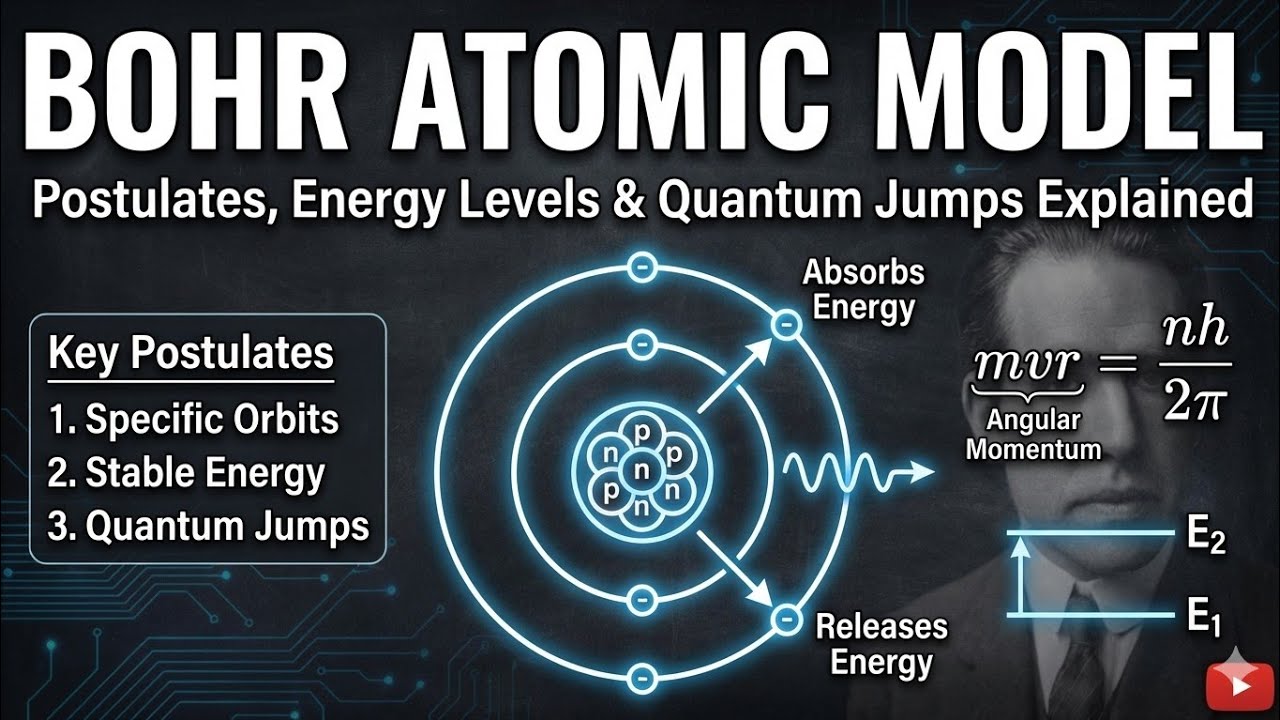Bohr atomic model|Complete Explanation for Exams|Lecture 5|Chapter 2