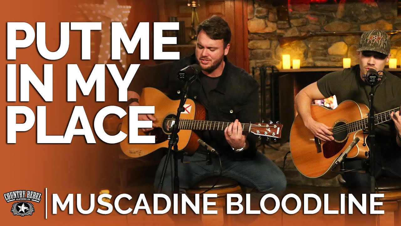 Muscadine Bloodline - Put Me In My Place (Acoustic) // Fireside Sessions