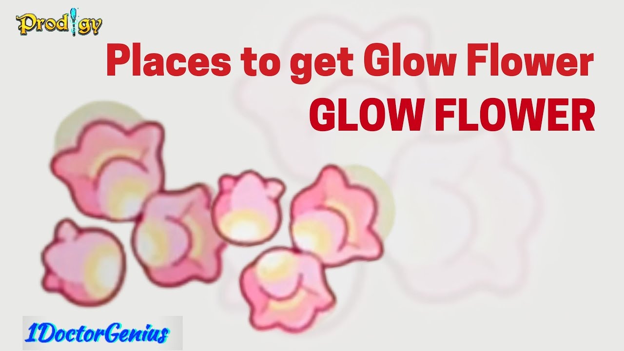 Prodigy Mythical Epic Vegabloom : Places to get GLOW FLOWER : 1DoctorGenius Prodigy Math game