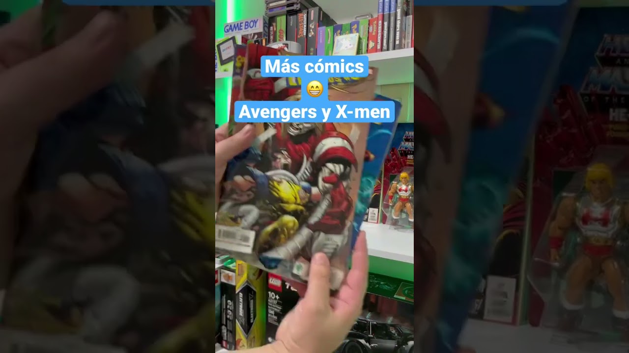 Organizando m&aacute;s piezas de colecci&oacute;n #gameboy #comics #nintendo #marvel