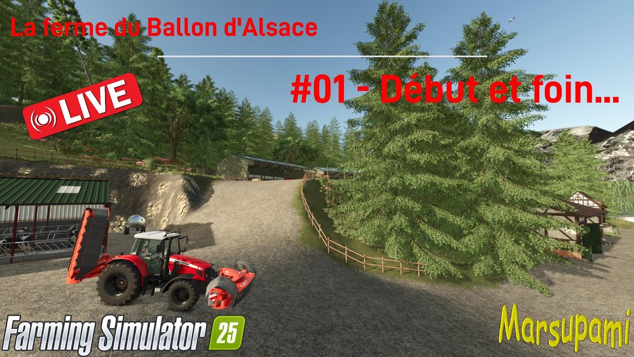 La Ferme du Ballon d'Alsace - #01 - Début et Foin...
