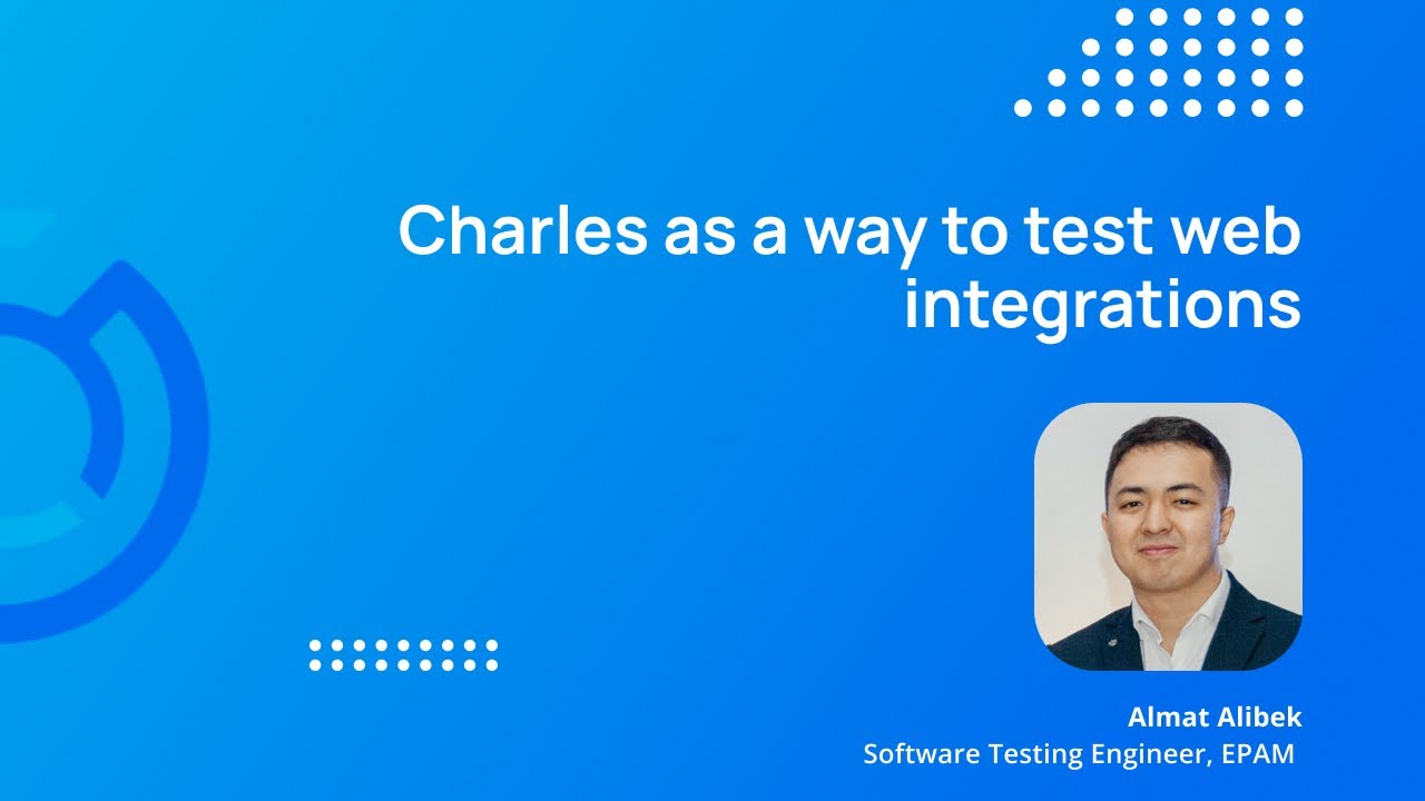 Charles as a way to test web integrations