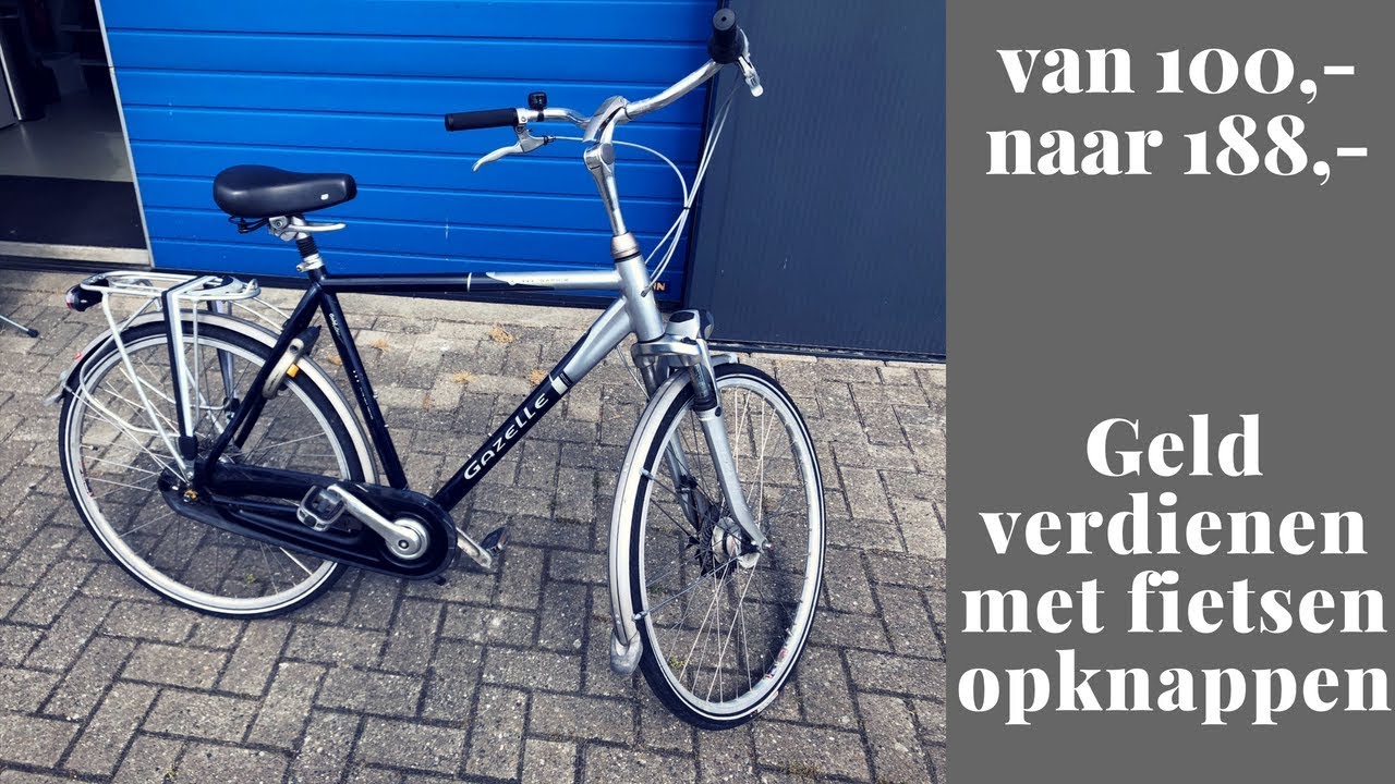 Geld verdienen met fietsen - Gazelle Saphir opknappen - Aflevering 2