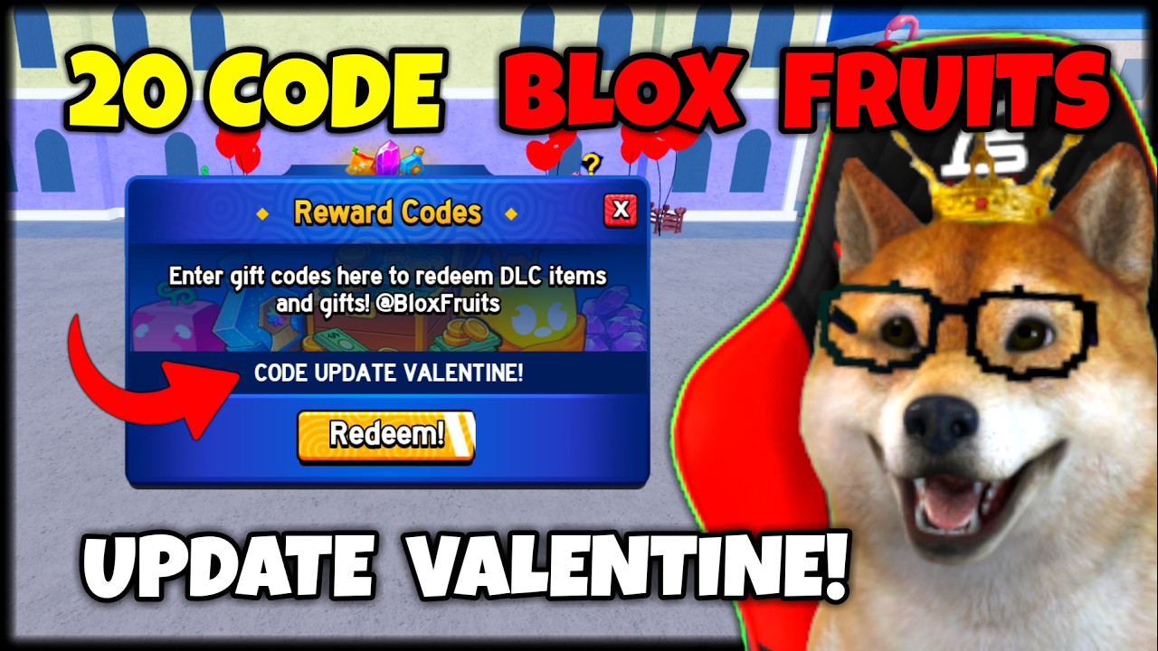 Tổng Hợp 20 CODE X2 EXP Và RESET Chỉ Số STAT Mới Nhất UPDATE VALENTINE Trong Blox Fruit | Roblox